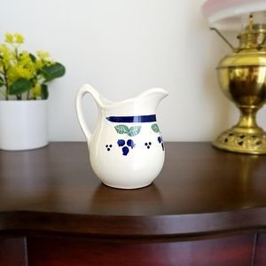 Hartstone Pottery Pitcher, Blueberry Pitcher
